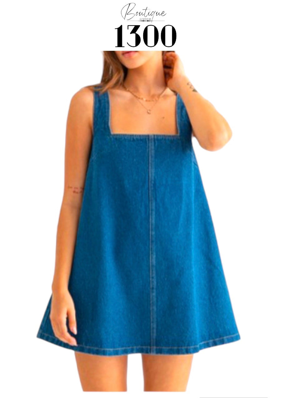 Denim Baby Doll Dress